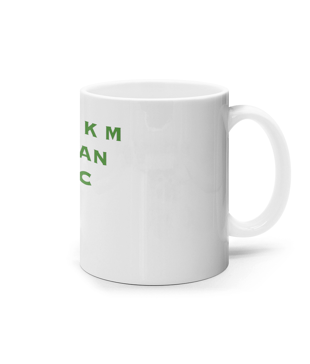 'Equestrian Dyslexic' Mug - Green Print
