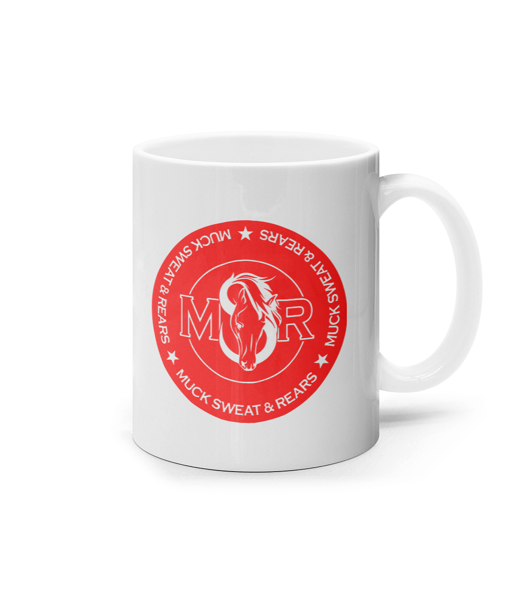 11oz Mug Red Round Team MSR Logo #1