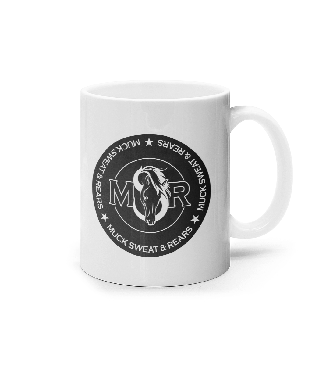 11oz Mug Black Round Team MSR Logo #1