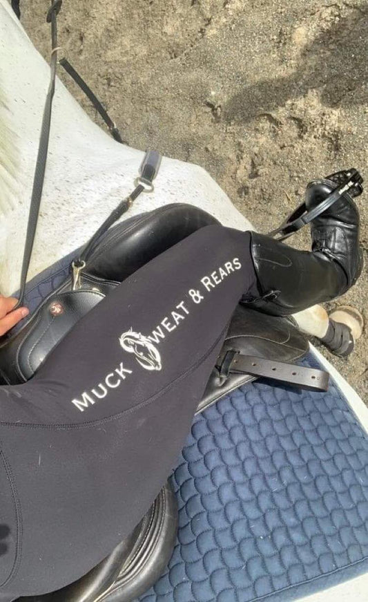 Team MSR Black Leggings Wide Waistband