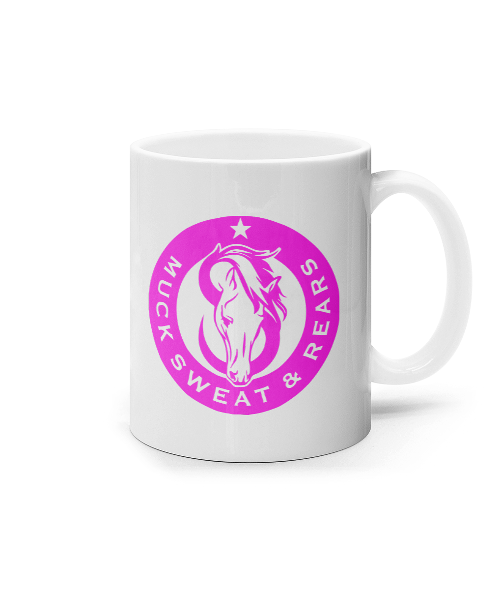 11oz Mug Pink Round Team MSR Logo #2