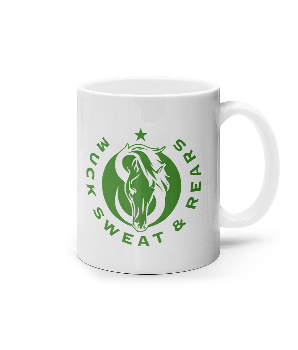 11oz Mug Green Round Team MSR Logo #3