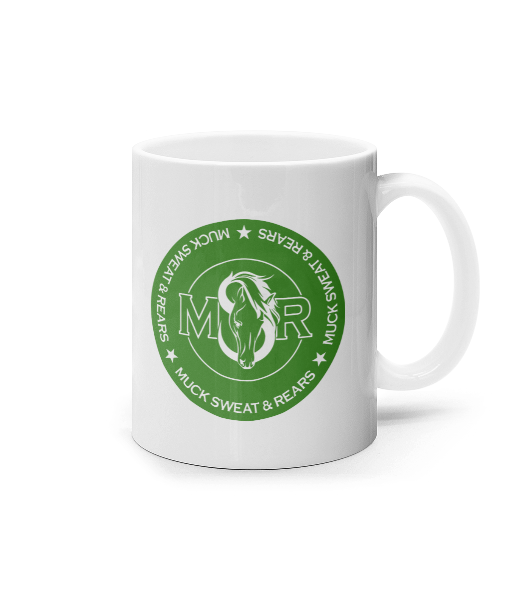 11oz Mug Green Round Team MSR Logo #1