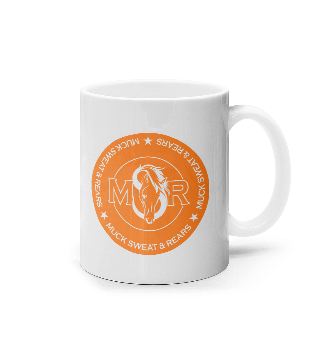 11oz Mug Orange Round Team MSR Logo #1