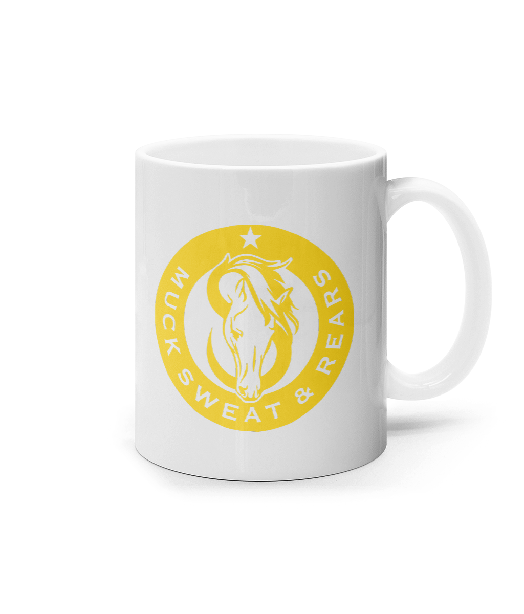 11oz Mug Yellow Round Team MSR Logo #2