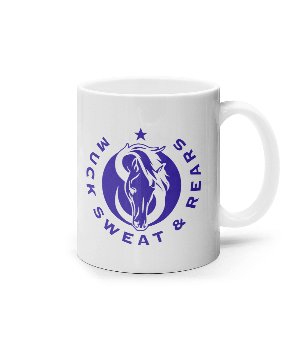 11oz Mug Blue Round Team MSR Logo #3