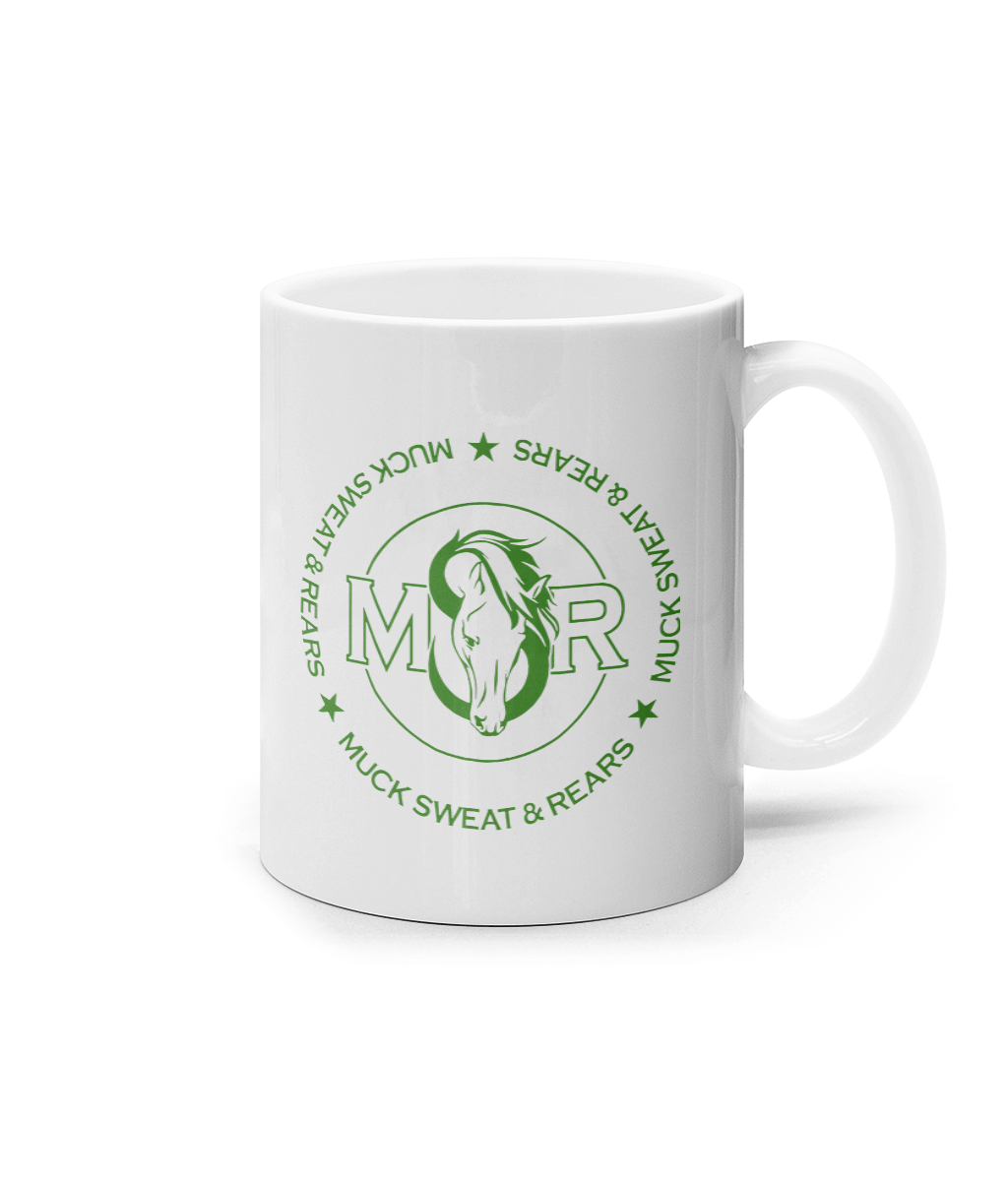 11oz Mug Green Round Team MSR Logo #4