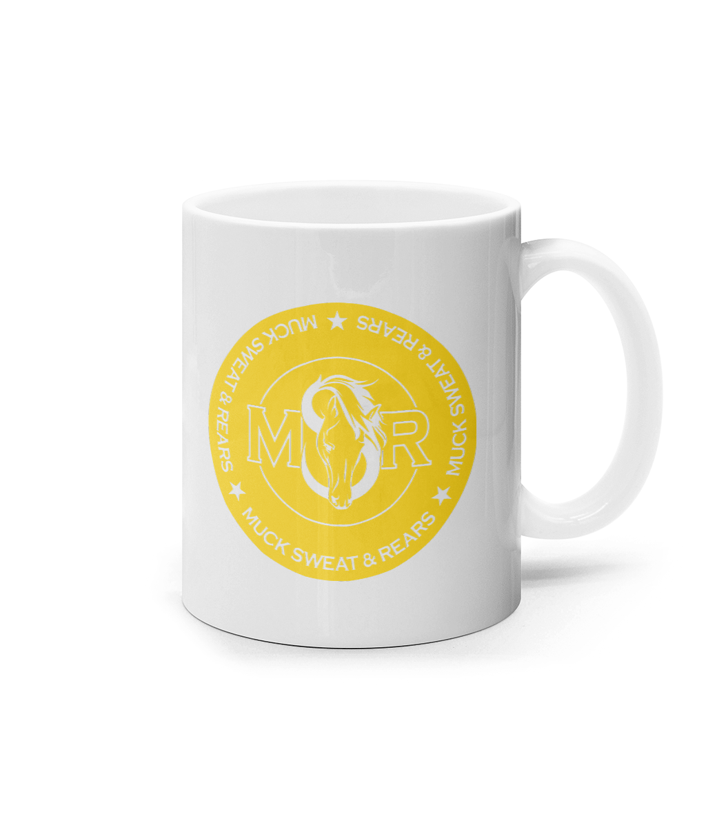11oz Mug Yellow Round Team MSR Logo #1