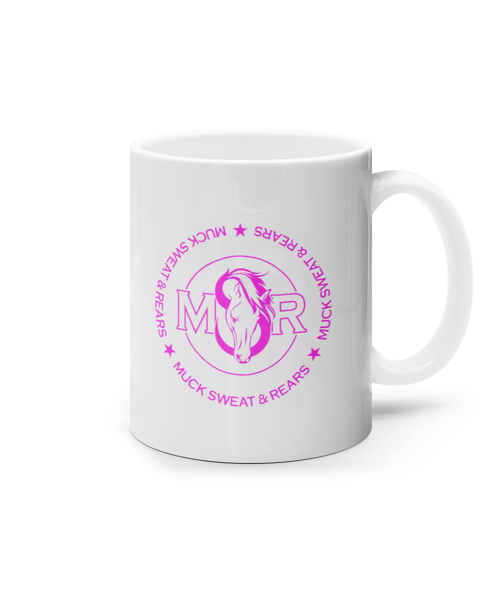 11oz Mug Pink Round Team MSR Logo #4