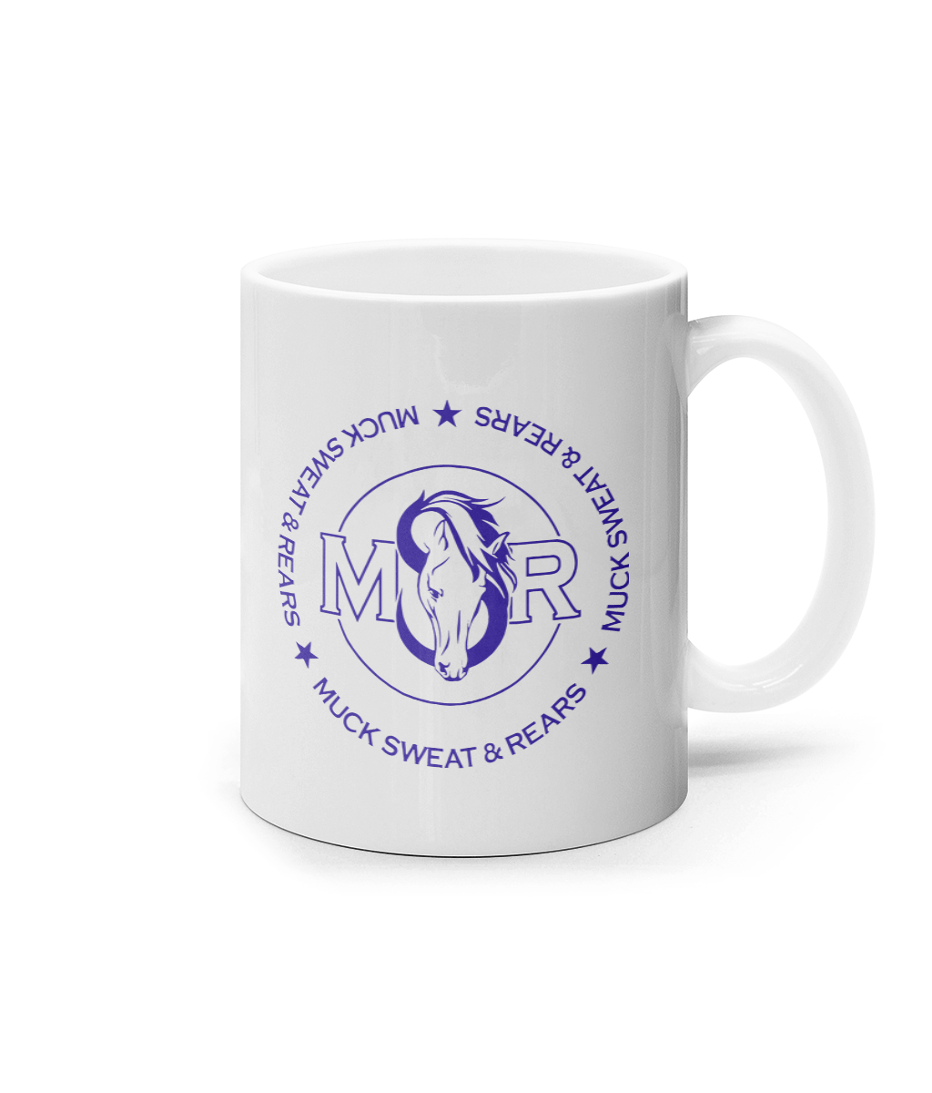 11oz Mug Blue Round Team MSR Logo #4
