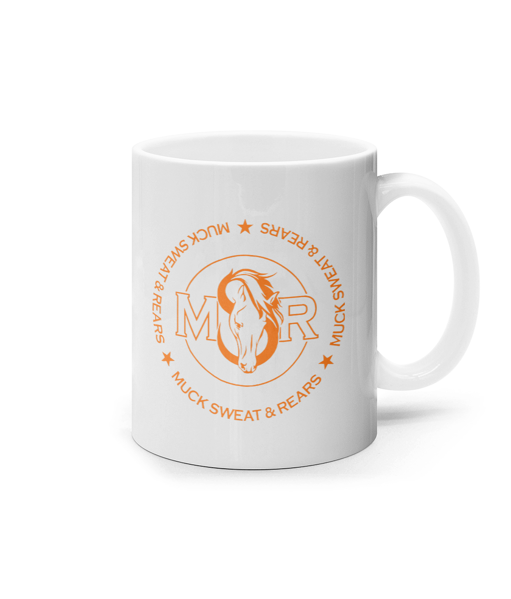 11oz Mug Orange Round Team MSR Logo #4