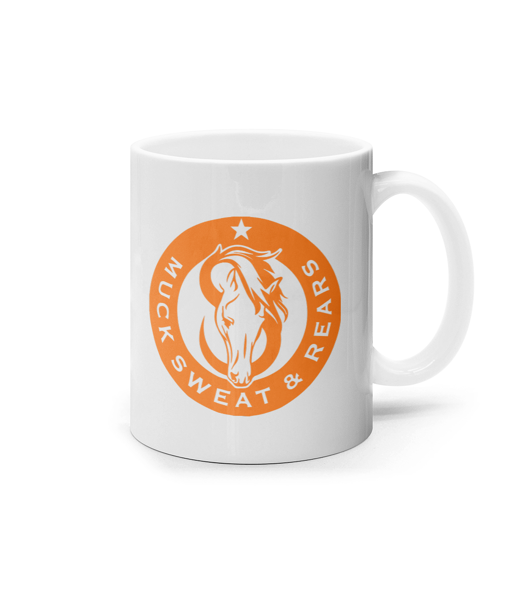 11oz Mug Orange Round Team MSR Logo #2