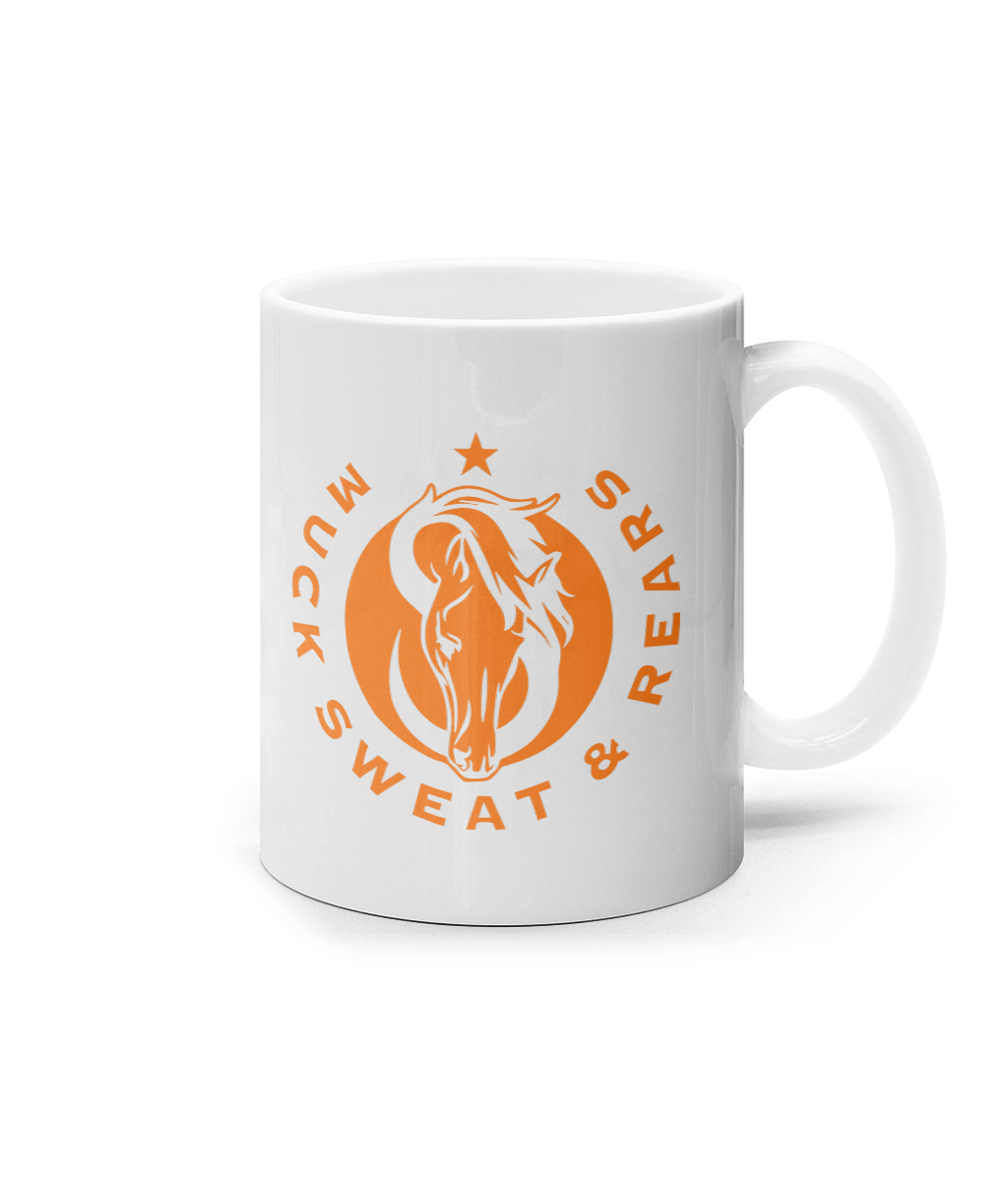 11oz Mug Orange Round Team MSR Logo #3