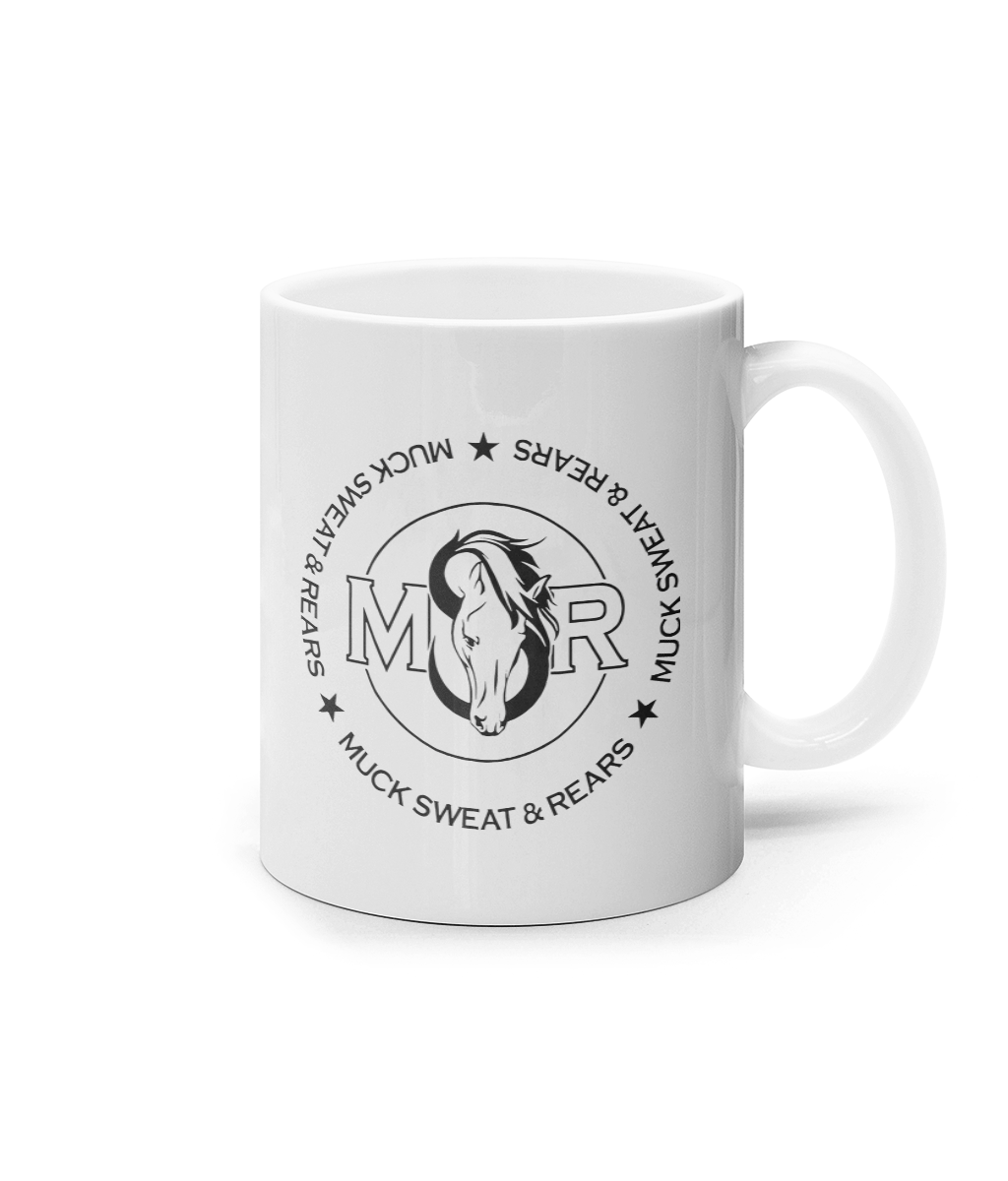 11oz Mug Black Round Team MSR Logo #4