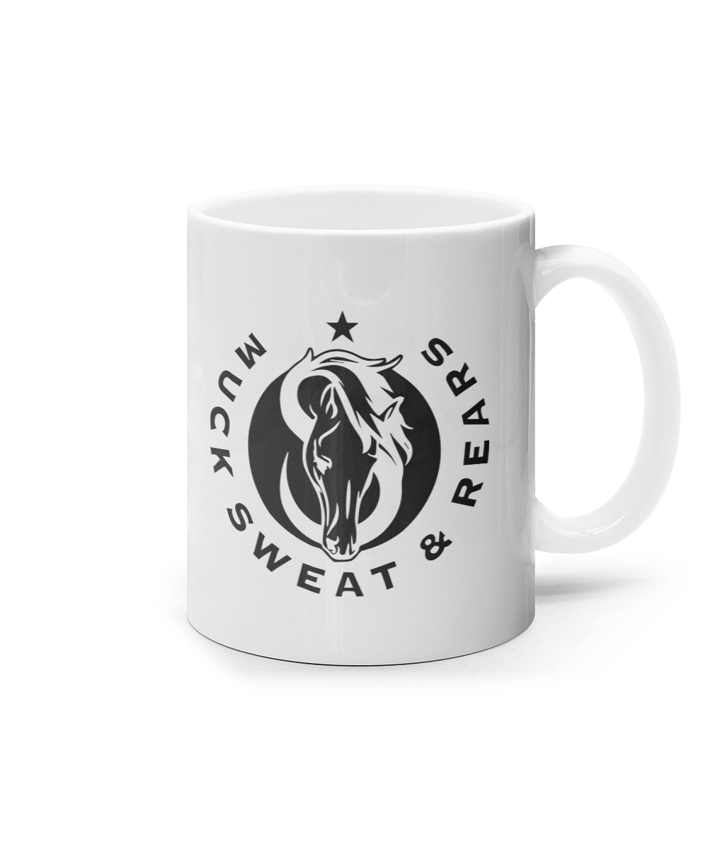 11oz Mug Black Round Team MSR Logo #3