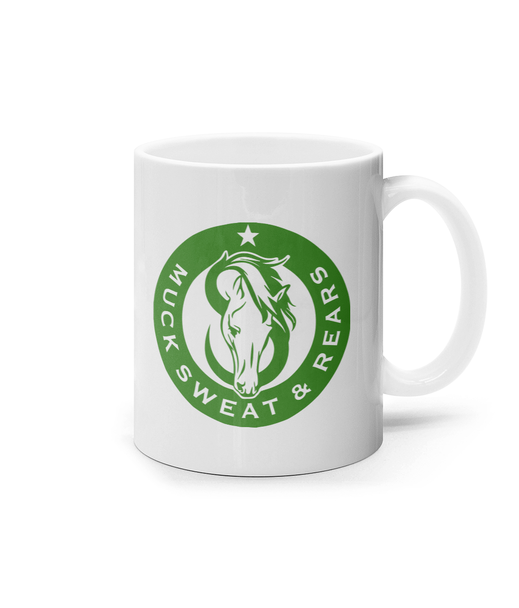 11oz Mug Green Round Team MSR Logo #2