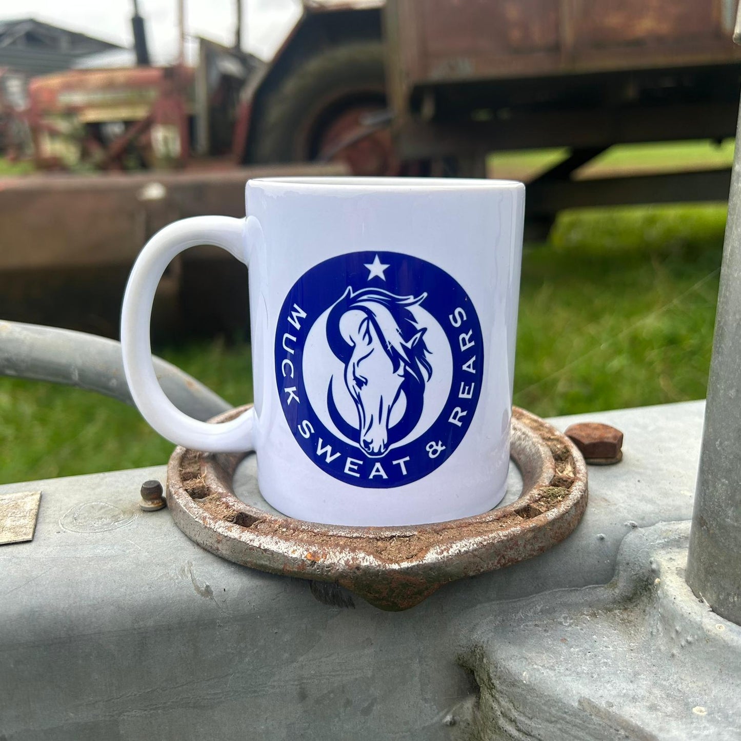 11oz Mug Blue Round Team MSR Logo #2