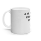 'Equestrian Dyslexic' Mug - Black Print