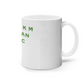 'Equestrian Dyslexic' Mug - Green Print