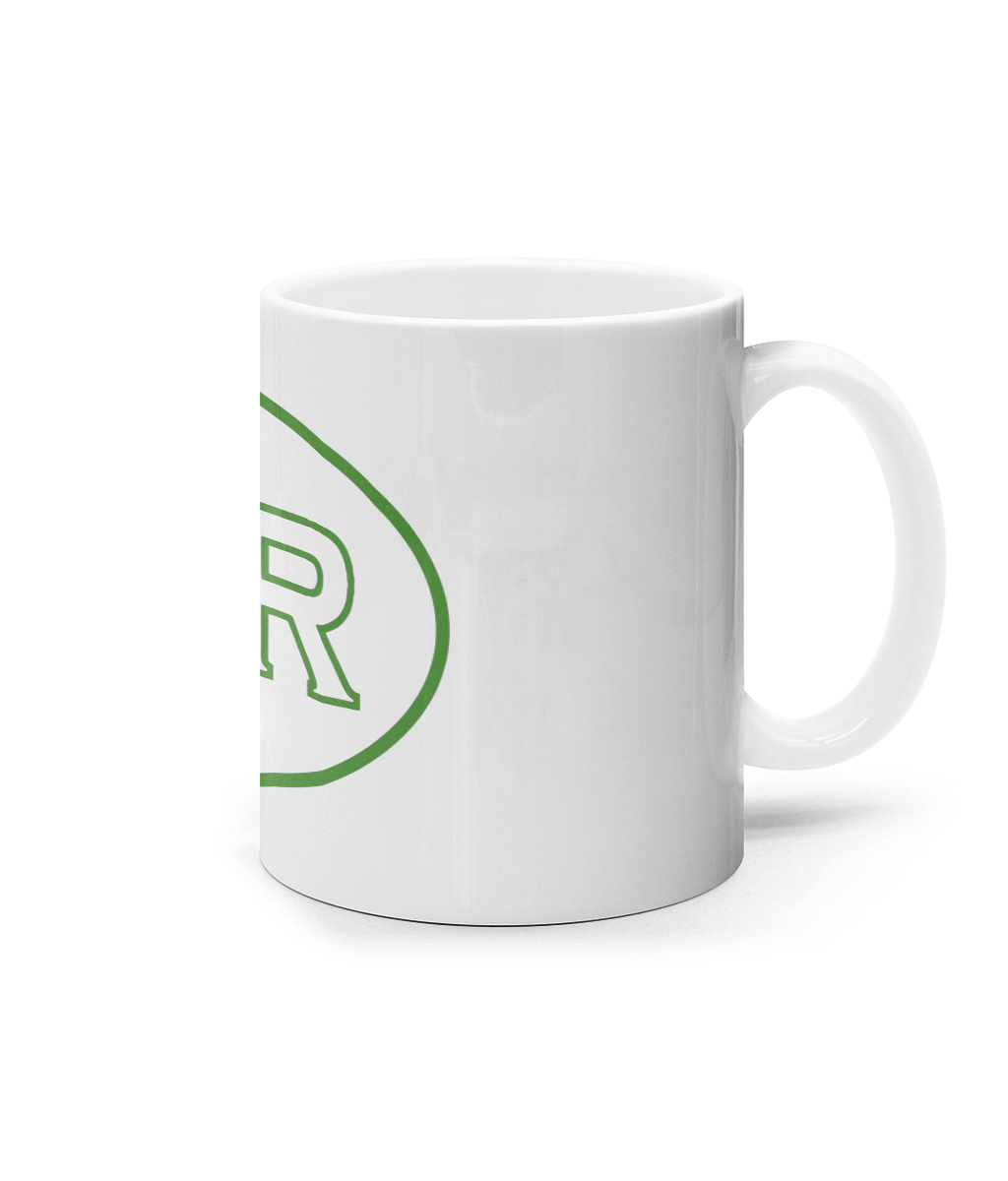 Team MSR 'Oval' Mug - Green Print
