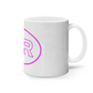 Team MSR 'Oval' Mug - Pink Print