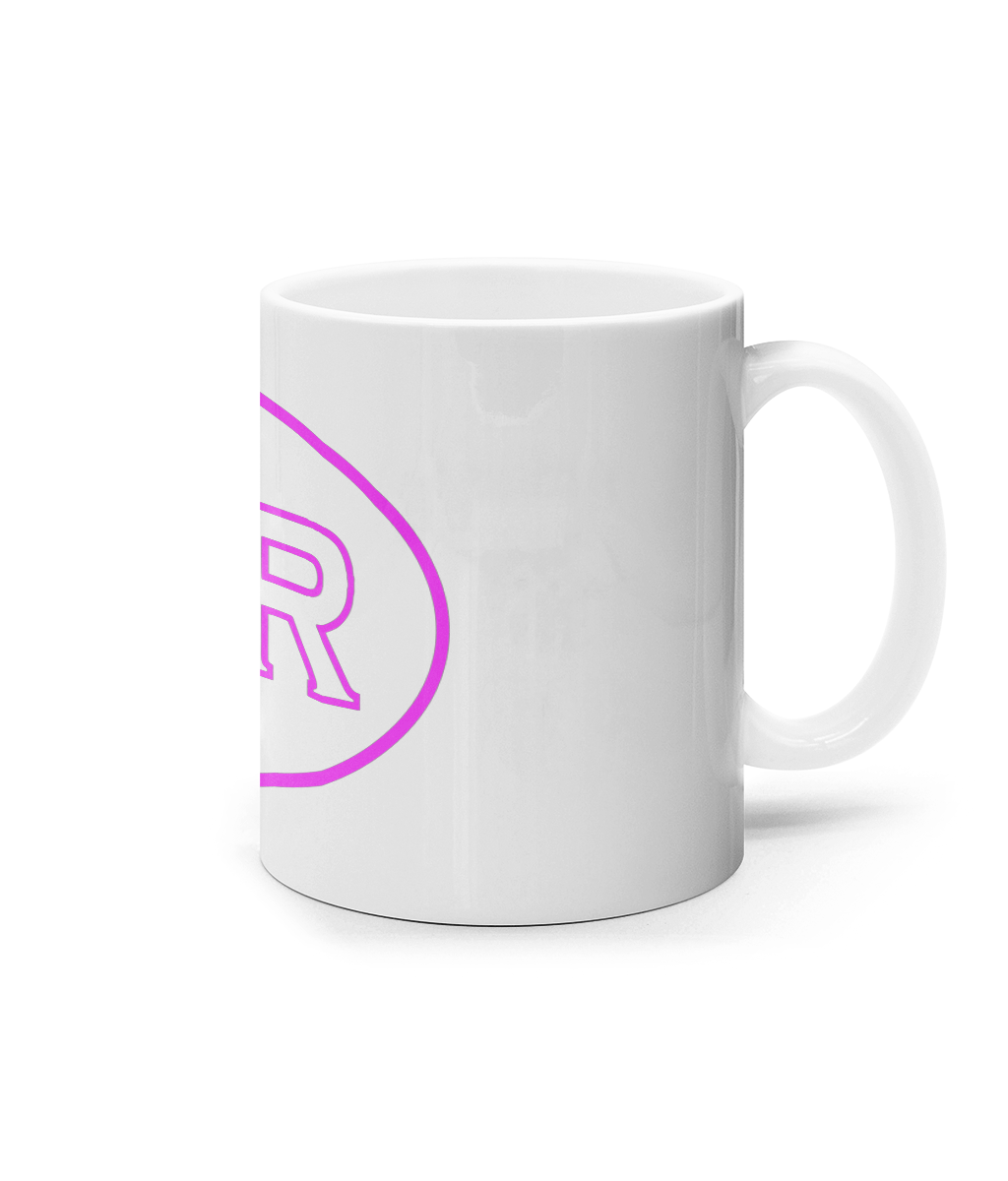 Team MSR 'Oval' Mug - Pink Print