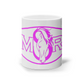 Team MSR 'Oval' Mug - Pink Print