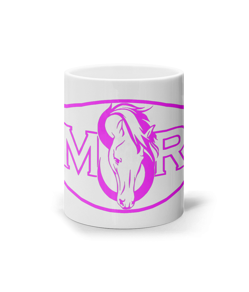 Team MSR 'Oval' Mug - Pink Print