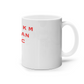 'Equestrian Dyslexic' Mug - Red Print