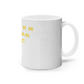 'Equestrian Dyslexic' Mug - Yellow Print