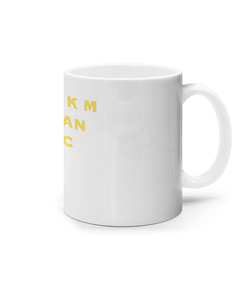 'Equestrian Dyslexic' Mug - Yellow Print