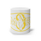 Team MSR 'Oval' Mug - Yellow Print