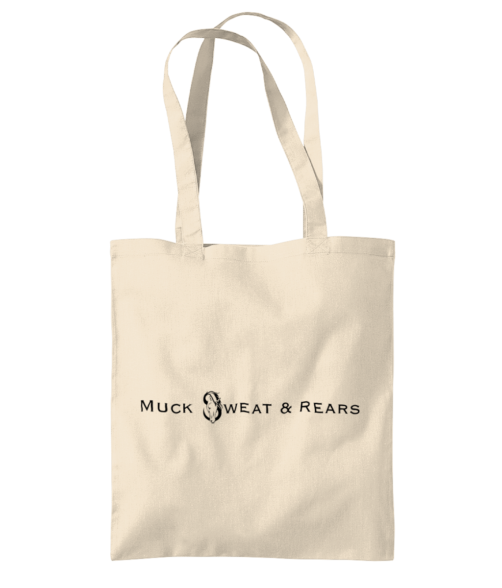Muck Sweat & Rears Banner Logo - Westford Mill Organic Premium Cotton Tote
