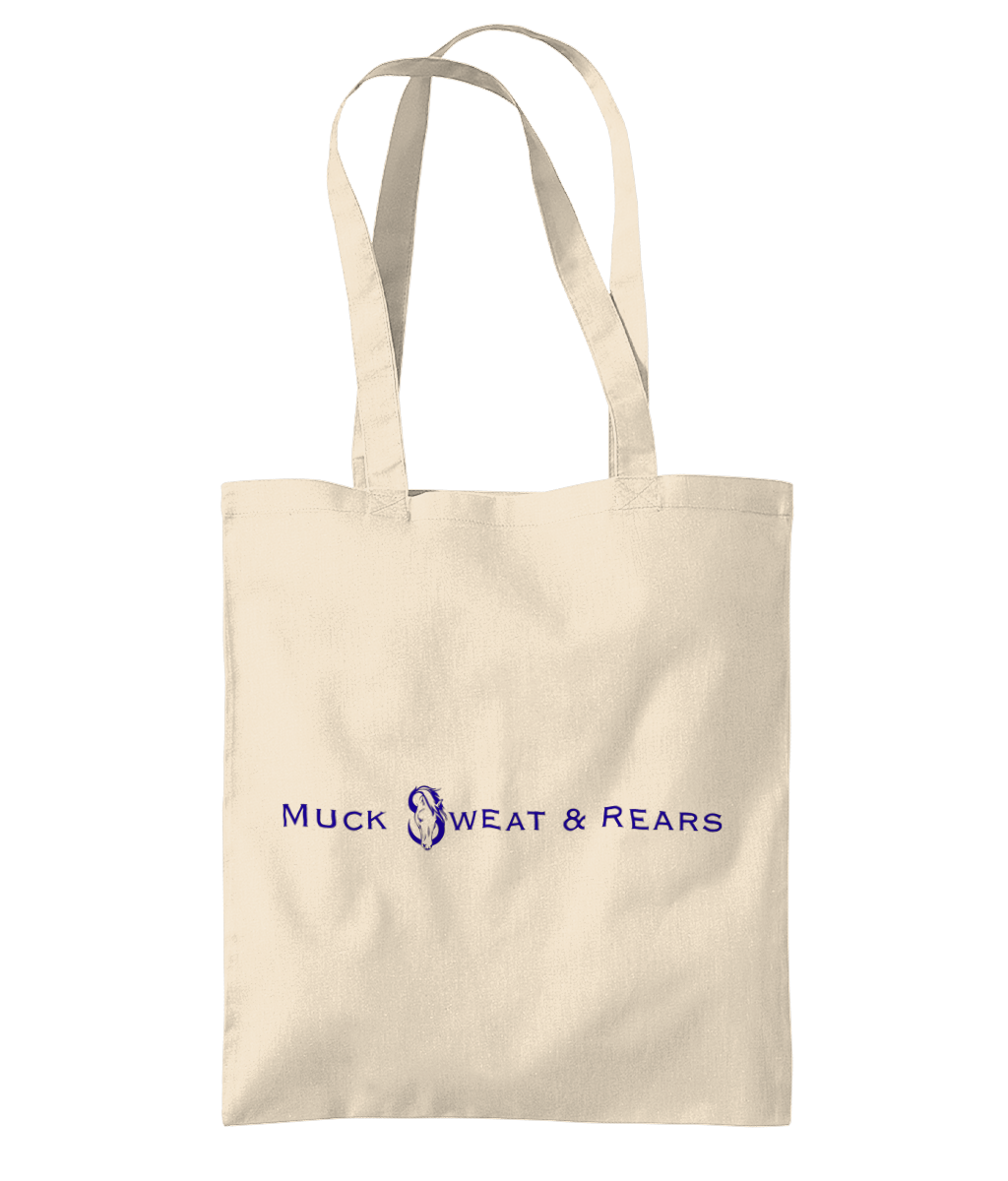 Muck Sweat & Rears Banner Logo - Westford Mill Organic Premium Cotton Tote