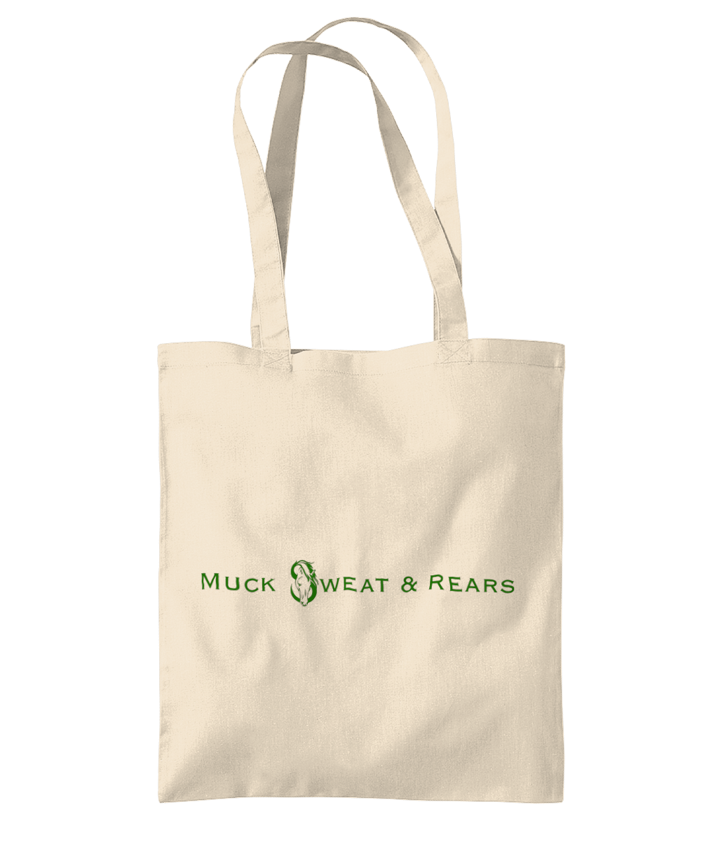 Muck Sweat & Rears Banner Logo - Westford Mill Organic Premium Cotton Tote
