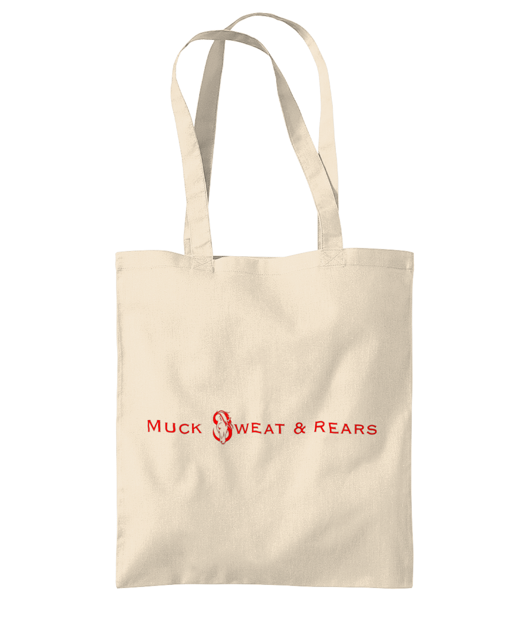 Muck Sweat & Rears Banner Logo - Westford Mill Organic Premium Cotton Tote