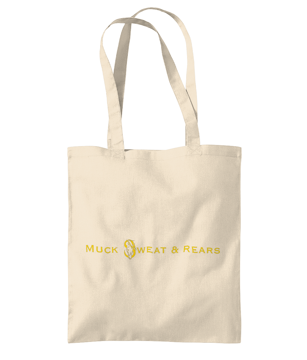 Muck Sweat & Rears Banner Logo - Westford Mill Organic Premium Cotton Tote