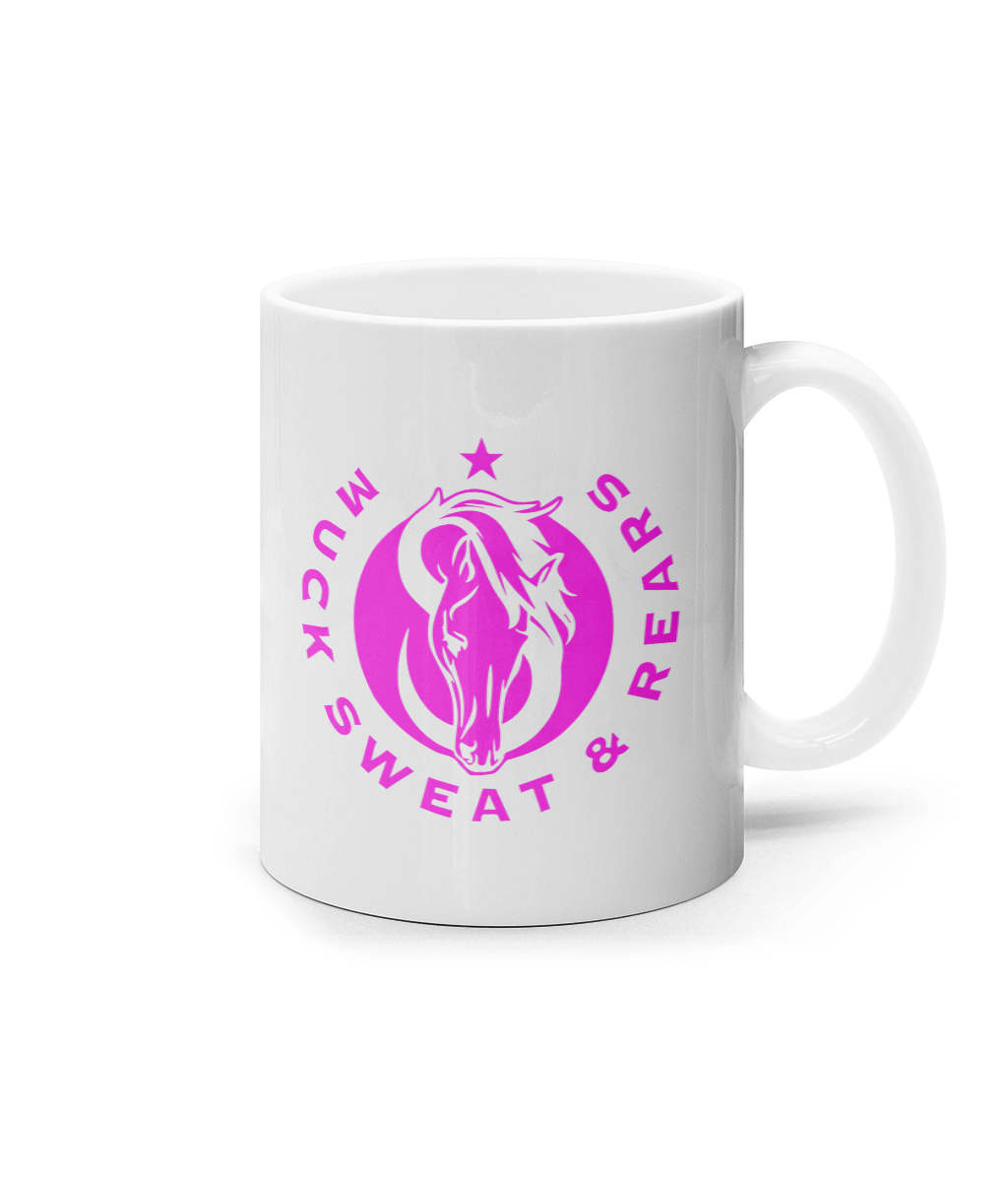 11oz Mug Pink Round Team MSR Logo #3
