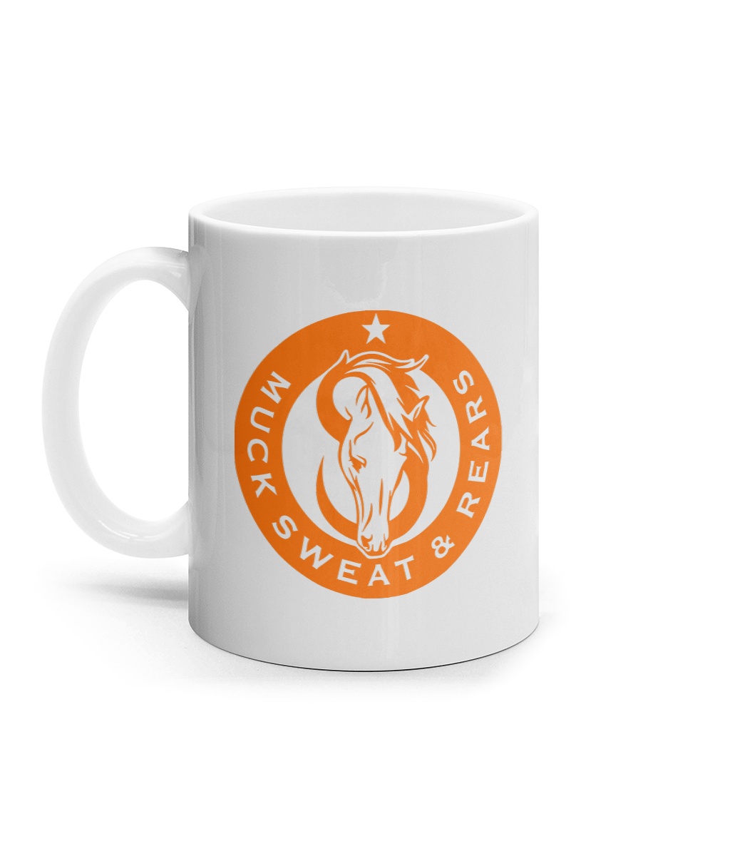11oz Mug Orange Round Team MSR Logo #2