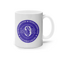 11oz Mug Blue Round Team MSR Logo #1