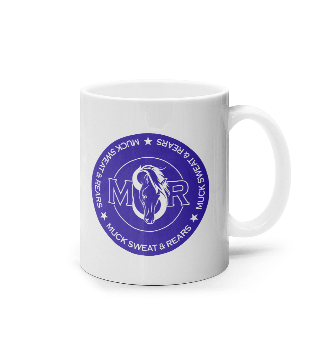 11oz Mug Blue Round Team MSR Logo #1