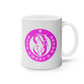 11oz Mug Pink Round Team MSR Logo #2