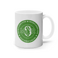 11oz Mug Green Round Team MSR Logo #1