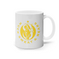 11oz Mug Yellow Round Team MSR Logo #3