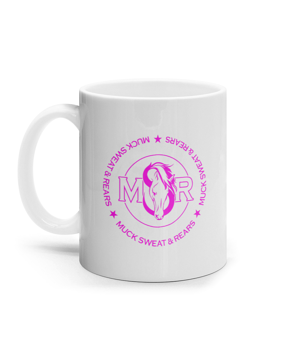 11oz Mug Pink Round Team MSR Logo #4