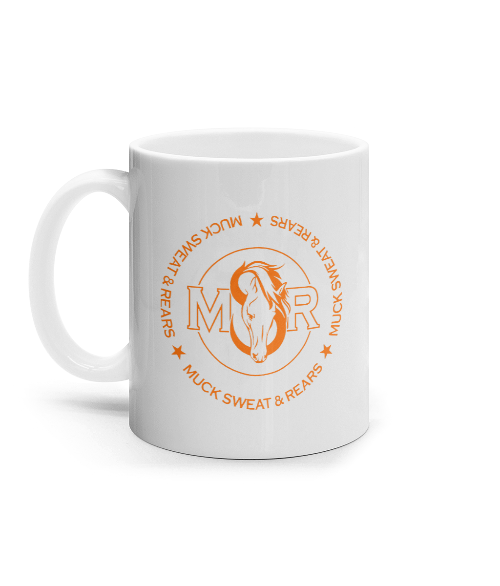 11oz Mug Orange Round Team MSR Logo #4