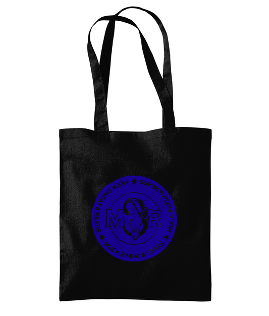 Team MSR Westford Mill Organic Premium Cotton Tote Printed with Blue MSR Logo