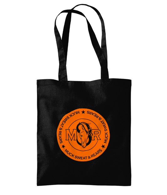 Team MSR Westford Mill Organic Premium Cotton Tote Printed with Orange MSR Logo
