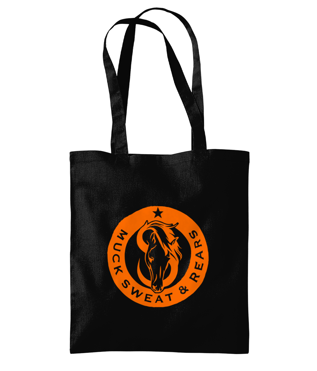 Team MSR Westford Mill Organic Premium Cotton Tote Printed with Orange MSR Logo