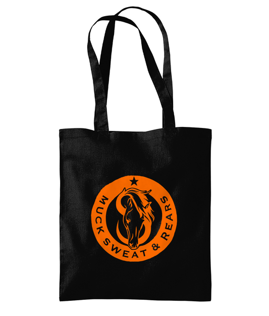 Team MSR Westford Mill Organic Premium Cotton Tote Printed with Orange MSR Logo
